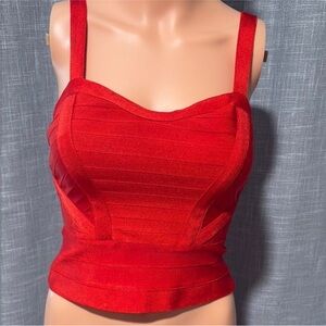WOW Couture Vibrant Red Crop Top
